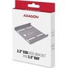 AXAGON Metalinis rėmas, skirtas montuoti vieną 2,5" diską vienoje 3,5" padėtyje | RHD-125S