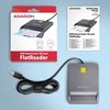 AXAGON CRE-SM3TC USB-C išmaniųjų kortelių/ID kortelių skaitytuvas su 1,2 m laidu