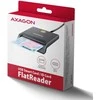 AXAGON CRE-SM3TC USB-C išmaniųjų kortelių/ID kortelių skaitytuvas su 1,2 m laidu