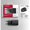 AXAGON ACU-PQ20 sieninis įkroviklis QC3.0/AFC/FCP + PD type-C, 20W, juodas
