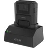 „Axis W700 Mk II“ – įkrovimo ir sinchronizavimo stotelė – 1 lizdas + kintamosios srovės maitinimo šaltinis – 15 vatų (prie kūno nešiojamos kameros jungtis) – juoda NCS S 9000-N – Europa – skirta AXIS W101, W101 prie kūno nešiojamai kamerai, W120, W800