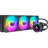 AZZA procesoriaus aušintuvas Intel ir AMD Blizzard Pro ARGB, 360 mm universalus skysčio aušintuvas, LCAZ-360R-ARGB PRO