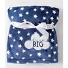 Baby Matex Pledas RICCO su siuvinėjimu 75x100 cm Dream mėlynas