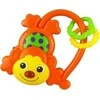 Baby Rattle su garsu Baby Mix Monkey oranžinė