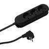 Bachmann lizdų juosta SMART 3 krypčių, juoda 1,5 m, be jungiklio