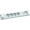 Bachmann BACHMANN CONI 4xCEE7/3 1xUSB A/C 22W 1xCM 0,2m GST18 RAL9010