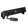 Bachmann DESK2 2xCEE7/3 USB juodas USB įkroviklis C/C 100W GST18 0,2m (BM0025224)