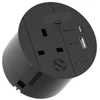 Bachmann BACHMANN LOOP IN CHARGE UK USB A/C22W, maitinimo laidas 2,0 m H05VV-F3G1,5 mm su praėjimo anga