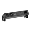 Bachmann DESK2 2xCEE7/3 1xUSB C/C 100 W, 1xCM L 0,2 m RAL9005 (19.07.7328)