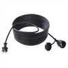 BACHMANN ilgintuvas 3G1.5mm2 juodas, 5m, apsauginis kontaktas H07RN-F guma/neoprenas