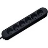Bachmann SMART 6x Gniazd juodas Strom 5m