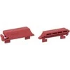 Bachmann BACHMANN PDU tvirtinimo spaustukai, C13 lizdams, raudona
