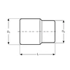 Bahco Galvutė šešiakampė 1/2" 7800SM 15mm