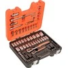 Bahco Galvučių, terkšlės ir priedų rinkinys 1/2" + 1/4" 77vnt