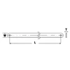 BAHCO MAŠININIS PJŪKLELIS BIMETALINIS 450mm 38mm 2.00mm