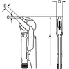Bahco Santechninis raktas 45° DOW 176-1 1/2"
