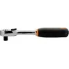 Reversinė terkšlytė 1/4" siaurinta galva 72 d. 90mm Bahco