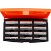 Galvučių rinkinys, įgilintų 1/2 12vnt. 10, 11, 12, 13, 14, 15, 16, 17, 18, 19, 20, 21 mm Bahco