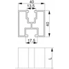Baks Aliuminio profilis PAL40H40/3.15 894631