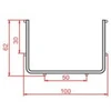 Baks KDS/KDSO100H60/3 TINKLINIS PADĖKLAS