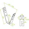 Baks WT/WTO120FI11 TRAPECIJOS FORMOS PAKABINIMAS