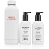 Set Balmain Professionnel: Balmain Professionnel Argan Oil Hair Šampūnas Moisturizing, 300 ml + Balmain Professionnel Hair Conditioner For Moisturizing, 300 ml + Muse Du Printemps GWP Steel Vanduo Bottle Baltas