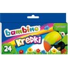 BAMBINO grafinės kreidelės 24 spalvos