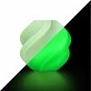 Bambu Lab PLA Glow plastikas 1.75mm 1kg - komplektuojamas su daugkartine rite - Glow Žalias