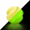 Bambu Lab PLA Glow plastikas 1.75mm 1kg – komplektuojamas su daugkartine rite – Glow Geltona