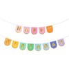 PartyDeco Girlianda marga Happy Birthday, 163x12 cm