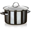 Banquet EMALINIS PUODAS 24cm 3,7L SU DANGIU BANKETAS METALINIS Juodas