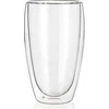 Banquet Stiklinis puodelis be ąselės, dvigubomis sienelėmis 1vnt 500ml "Doblo"