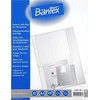 Laikiklis Bantex BANTEX DOKUMENTLOMME MED FLAP 0,13 MM, TRANSPARENT