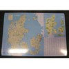 Bantex Bloknotas Danijos žemėlapis su pašto kodais 40x65cm 4155