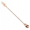 Bar Up BAR PROFESSIONAL Barmeno šaukštas su šakute, 40 cm ilgio, varinis