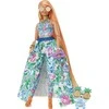 Mattel Žaislas - Barbie Extra Fancy Lėlė Gėlių Suknelė su Kačiuku