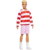 Mattel BARBIE KEN madistas dryžuota palaidine (HYV01)