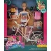 Barbie Lėlė komplektas su rowerem