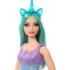 Barbie lėlė Mattel Unicorn Doll Violetinė- turquoise HR15 kostiumas