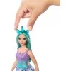 Barbie lėlė Mattel Unicorn Doll Violetinė- turquoise HR15 kostiumas