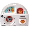 Barbo Toys VAIKŲ INDŲ RINKINYS MELAMINE 5 ELEMENTAI