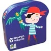 Barbo Toys Dėlionės vaikams dekoratyvinėje piratų dėžutėje