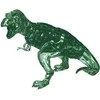 Dėlionė Bard Crystal Puzzle Dinozauras T-Rex žalia (224450)