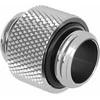 Barrow Adapteris straight G1/4 inch male to G1/4 inch male – 10mm, baltas-sidabrinis