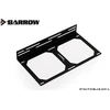 Barrow 240 mm radiator bracket – juodas