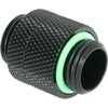 Barrow adapteris tiesus G1/4 colio lizdas į G1/4 colio lizdą, 14 mm, pasukamas – juodas