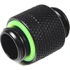 Barrow adapteris tiesus G1/4 colio lizdas į G1/4 colio lizdą, 14 mm, pasukamas – juodas