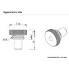 Barrow Temperature Sensor G1/4, sidabrinis