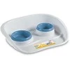 Stefanplast Bikuvalt Dubenėliai gyvūnų maistui su laikikliu 46x35x11cm Mėlyna/Balta