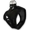Barry King Juodi šunų petnešos, be spaudimo, XS, krūtinės apimtis 33 cm / krūtinės ilgis 12 cm